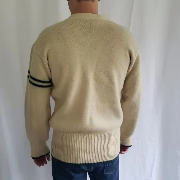 50s/60s High School Wool Sweater - Picture 3 of 7